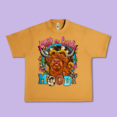 Just A Little Moody Urban Heavy Tee Designed By Zillion Design Studio