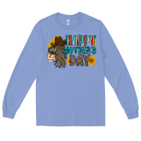 Colony Blue happy mothers day Long Sleeve Tee - RacoonDesign