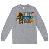 Heather Grey happy mothers day Long Sleeve Tee - RacoonDesign