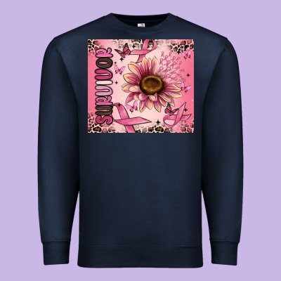 Breast Cancer Survivor Premium Sweatshirt Designed By Maliassmallbusiness