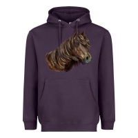 Plum missouri horse Heavyweight Hoodie - LillyAllenDesigns