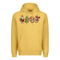 Antique Gold christmas milk and cookies Premium Hoodie - MaliasSmallBusiness
