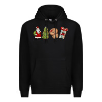Black christmas milk and cookies Premium Hoodie - MaliasSmallBusiness