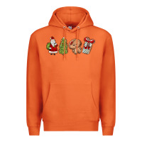 Carrot christmas milk and cookies Premium Hoodie - MaliasSmallBusiness