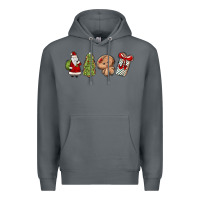 Rock christmas milk and cookies Premium Hoodie - MaliasSmallBusiness