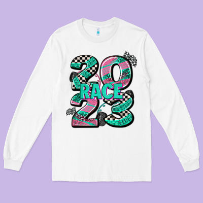 Race  2023 Long Sleeve Tee Designed By Adodesignshop