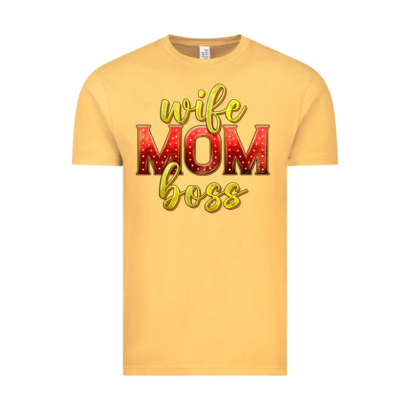 Wife Mom Boss Vintage Tee by texasbilliewilder | Teevron