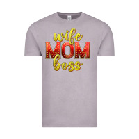 Vintage Zinc wife mom boss Vintage Tee - texasbilliewilder