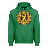 Emerald Child Cancer Awareness Sunflower Urban Hoodie - RanaPortraitStore