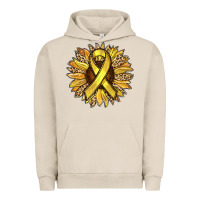 Pigment French Oak Child Cancer Awareness Sunflower Urban Hoodie - RanaPortraitStore