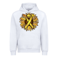 White Child Cancer Awareness Sunflower Urban Hoodie - RanaPortraitStore