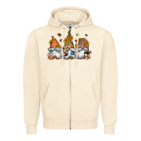 Sandshell coffee gnomes Zipper Hoodie - Jasminsmagicworld
