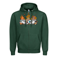 Sports Green coffee gnomes Zipper Hoodie - Jasminsmagicworld