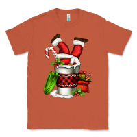 Copper Santa claus in a coffee cup Classic Tee - FaDigitalArtStudio