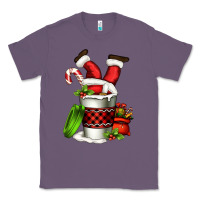 Lavender Santa claus in a coffee cup Classic Tee - FaDigitalArtStudio