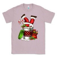 Lilac Santa claus in a coffee cup Classic Tee - FaDigitalArtStudio