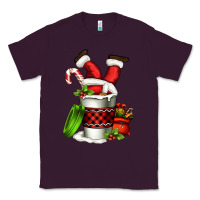 Plum Santa claus in a coffee cup Classic Tee - FaDigitalArtStudio