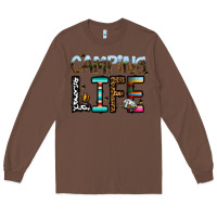Chestnut camping life Long Sleeve Tee - CowhideDigitalArt