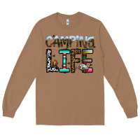 Toasted Coconut camping life Long Sleeve Tee - CowhideDigitalArt