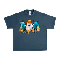 Midnight Navy Boo Y'all Urban Heavy Tee - texasbilliewilder