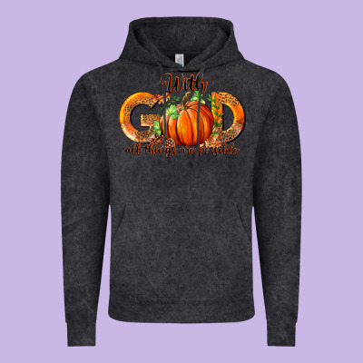 Vintage Hoodie With God All Thing Are Possible