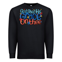 Black god shed his grace on the thee Premium Sweatshirt - MaliasSmallBusiness