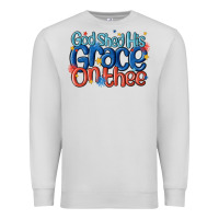 Dove Grey god shed his grace on the thee Premium Sweatshirt - MaliasSmallBusiness
