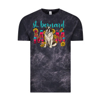 Cloud Black western st bernard mom Vintage Tee - texasbilliewilder