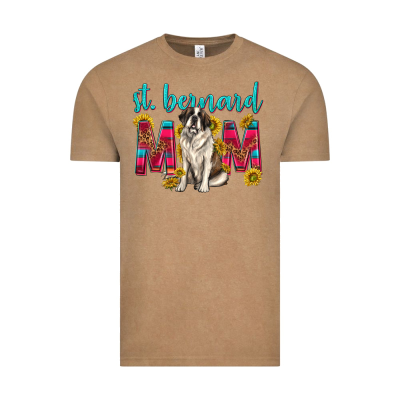 Western St Bernard Mom Vintage Tee by texasbilliewilder | Teevron