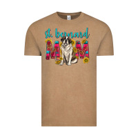 Vintage Coffee western st bernard mom Vintage Tee - texasbilliewilder
