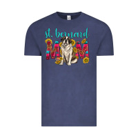 Vintage Denim western st bernard mom Vintage Tee - texasbilliewilder