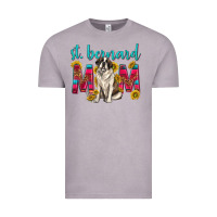 Vintage Zinc western st bernard mom Vintage Tee - texasbilliewilder