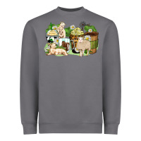 Storm sheep coffee cups Heavyweight Sweatshirt - Zillion Design Studio
