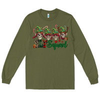 Army Green Elf squad skulls Long Sleeve Tee - FaDigitalArtStudio