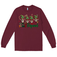 Burgundy Elf squad skulls Long Sleeve Tee - FaDigitalArtStudio