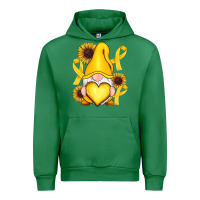Emerald Childhood Cancer gnome Urban Hoodie - RanaPortraitStore
