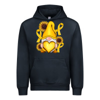 Navy Childhood Cancer gnome Urban Hoodie - RanaPortraitStore
