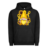 Pigment Black Childhood Cancer gnome Urban Hoodie - RanaPortraitStore