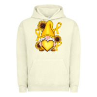 Pigment Pistachio Childhood Cancer gnome Urban Hoodie - RanaPortraitStore