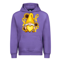 Tulip Childhood Cancer gnome Urban Hoodie - RanaPortraitStore