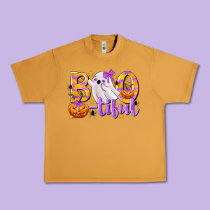 Boo-tiful Urban Heavy Tee Designed By Texasbilliewilder