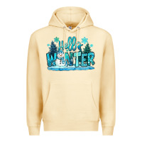 Pina Colada hello winter snowman Premium Hoodie - MaliasSmallBusiness