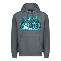 Rock hello winter snowman Premium Hoodie - MaliasSmallBusiness