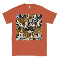 Copper cowhide leopard seamless pattern Classic Tee - HRA Design Shop