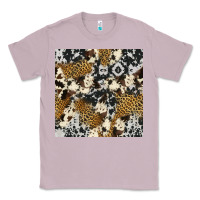 Lilac cowhide leopard seamless pattern Classic Tee - HRA Design Shop
