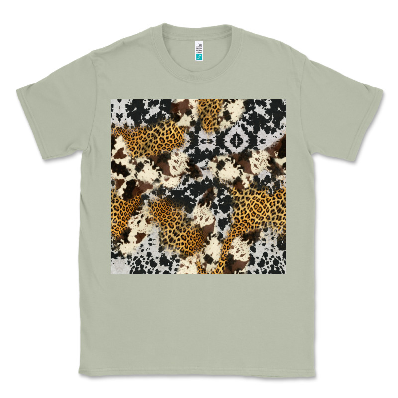 Cowhide Leopard Seamless Pattern Classic Tee by HRA Design Shop | Teevron