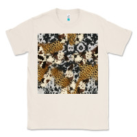 Natural cowhide leopard seamless pattern Classic Tee - HRA Design Shop