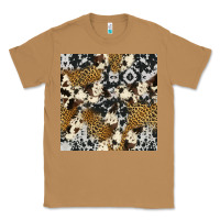 Toasted Coconut cowhide leopard seamless pattern Classic Tee - HRA Design Shop