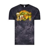 Cloud Black frog coffee cups Vintage Tee - Zillion Design Studio