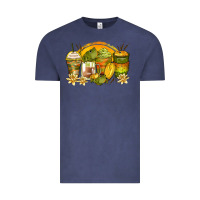 Vintage Denim frog coffee cups Vintage Tee - Zillion Design Studio